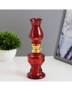 Керосиновая лампа красный 6×6×20 см Risalux