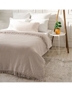 Плед с бахромой «Римский», 140×200 см, 320 г/м², горчичный Суконная фабрика