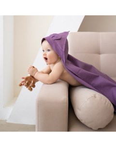 Уголок детский вафельный «», 90×90 см, хлопок 100%, лавандовый Экономь и я