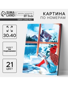 Картина по номерам на холсте с подрамником «Новый год! Зимние мечты», 40×30 см Школа талантов