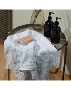 Полотенце махровое SL HOME: Boho «Блан де Блан» 90×150 см, хлопок 100%, белое Sima-land home