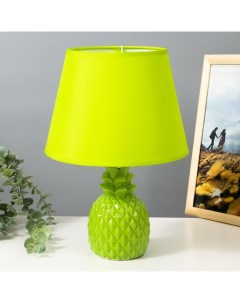 Настольная лампа «Ананас», Е14, 40 Вт, зеленый, 20×20×32 см Risalux