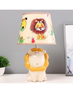 Настольная лампа «Лев» Е14 40 Вт белый 20×20×35 см Risalux