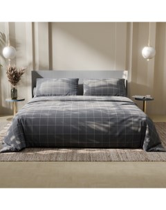 Постельное бельё 2-спальное «. Клетка», бязь Этель