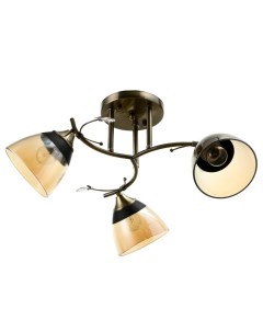 Люстра потолочная «Аста», 3хЕ27, 40 Вт, бронза, 65×65×26 см Bayerlux