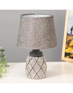 Настольная лампа «Ассанти» Е14 40 Вт серый 16.5×16.5×26 см Risalux