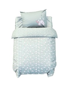 Постельное бельё ясельное «. Зайчик на лужайке», бязь Крошка я