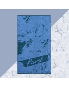 Полотенце махровое «Павел», 50×90 см, 100% хлопок, 420 г/м², синее Этель