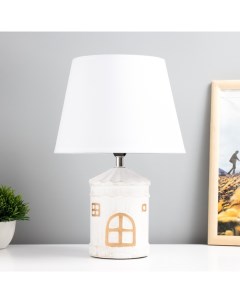 Настольная лампа «Мейзон» E14 40 Вт белый 22.5×22.5×33.5 см Risalux