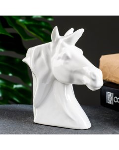 Кашпо - ваза "Единорог" 13х5х13см, белое Take it easy
