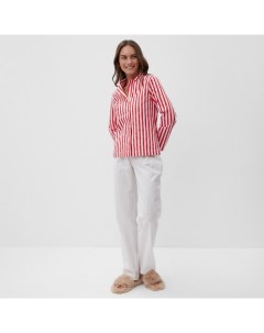 Пижама женская (рубашка, брюки) «Полоса», размер 44-46 Kaftan