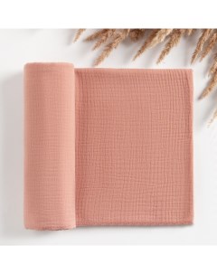 Пелёнка муслиновая «Peach», 135×100 см, двухслойная, 100 % хлопок Крошка я