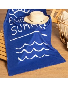 Полотенце пляжное "Summer", 70*140 см,250гр/м2, 100%п/э Этель