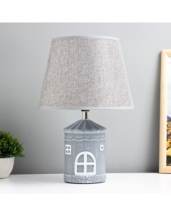 Настольная лампа «Мейзон» E14 40 Вт серый 22.5×22.5×33.5 см Risalux