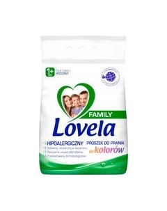 Стиральный порошок Lovela Family для цветного белья гипоаллергенный