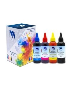 Комплект контейнеров с чернилами NV Print NV-INK100-C-4 Nv print