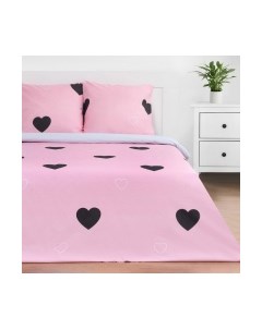 Комплект постельного белья Этель Pink heart / 7651731