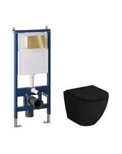 Унитаз подвесной с инсталляцией Grossman GR-4455BMS+900.K31.01.000+700.K31.05.30M.30M