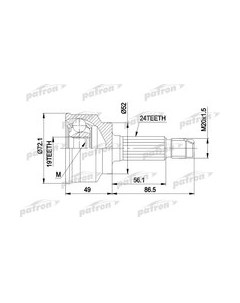 ШРУС PCV1171 Патрон
