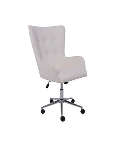 Кресло офисное AksHome Bella XL chrome Buble White 15 Akshome