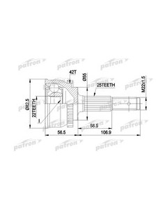 ШРУС Patron PCV1293 Патрон