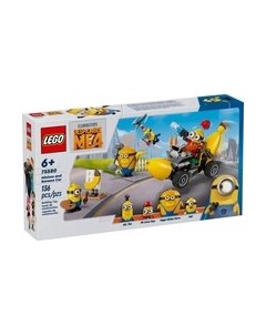 Конструктор Lego Minions Миньоны и машина-банан 75580
