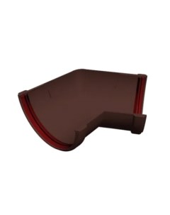 Угол желоба Grand Line ПВХ 135 градусов универсальный RAL 8017 Grand line