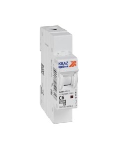 Выключатель автоматический КЭАЗ OptiDin BM63-1C6-4.5-УХЛ3 / 326792 Кэаз