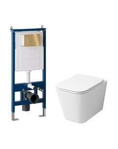 Унитаз подвесной с инсталляцией Grossman GR-4441S+900.K31.01.000+700.K31.04.30M.30M