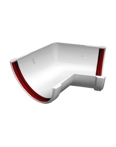 Угол желоба Grand Line Стандарт ПВХ 135 градусов универсальный Grand line