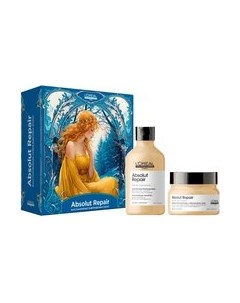 Набор косметики для волос Новогодний Absolut Repair Для поврежденных волос L'oreal professionnel