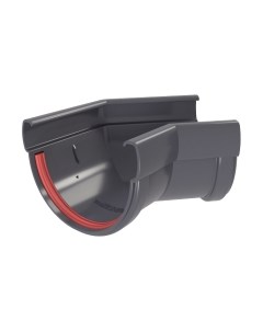 Угол желоба Grand Line Дизайн 135 ПВХ 135 градусов RAL 7024 Grand line