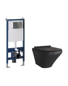 Унитаз подвесной с инсталляцией GR-4440BMS+900.K31.01.000+700.K31.05.42M.42M Grossman