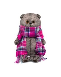 Мягкая игрушка Басик в ярко-розовом шарфе / Ks19-246 Budi basa
