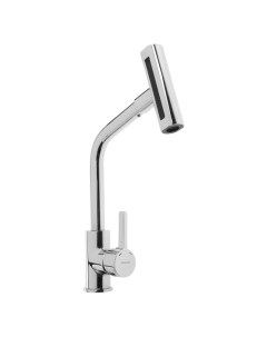 Смеситель для кухни Accoona A4890-9, многофункциональный, излив 24.6 см, латунь, хром