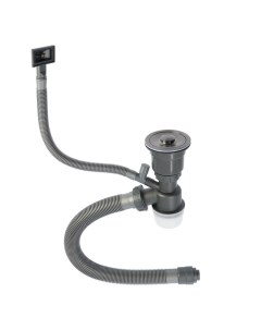 Сифон для мойки AFLORN AF90101F-1, 3 1/2", черный Aflorn