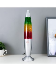 Cветильник «Ракета», лава, блёстки, Е14 34×8.5×8.5 см Risalux