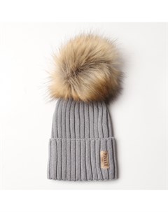 Шапка детская, размер 46-48, серая Minaku