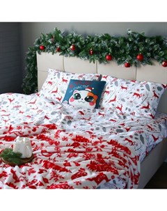 Постельное бельё евро «Лапландия», сатин Lovelife