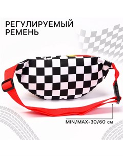 Сумка поясная детская для мальчика, 25×6×13 см, Тачки Disney