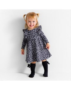 Платье для девочки «» Trendy grey, рост 80-86 см Крошка я