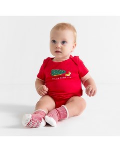 Боди «Мой 1 Новый Год», рост 86-92 см, красное Крошка я