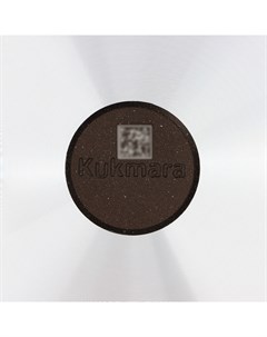 Сковорода, d=24 см, съёмная ручка, антипригарное покрытие, цвет кофейный мрамор Kukmara