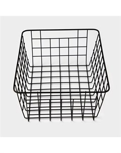 Корзина для хранения «Эрин», 28×22×11 см, чёрная Доляна