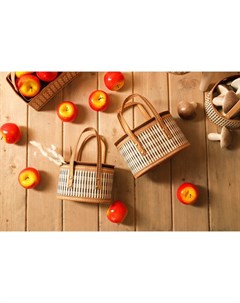 Корзина для хранения Nature, 24×14.5×14.5 см, бамбук Доляна