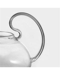 Заварочный чайник «Элегия», 400 мл, металлическое сито, стекло Доляна