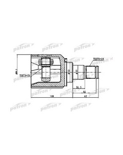 ШРУС Patron PCV1777 Патрон