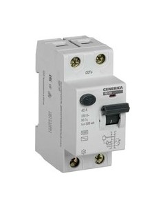 Устройство защитного отключения Generica ВД1-63 2Р 40А 100мА / MDV15-2-040-100