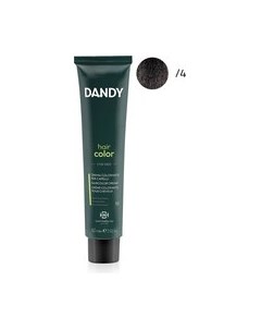 Крем-краска для волос Dandy Hair Color Безаммиачный мужской краситель тон 4