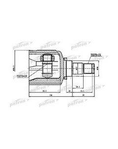 ШРУС Patron PCV1774 Патрон